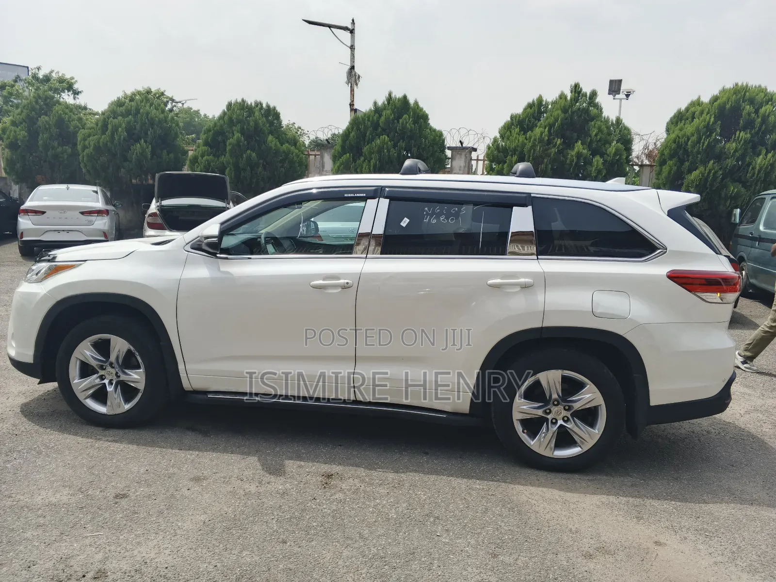 Toyota Highlander Limited V6 4x4 (3.5L 6cyl 6A) 2016 White