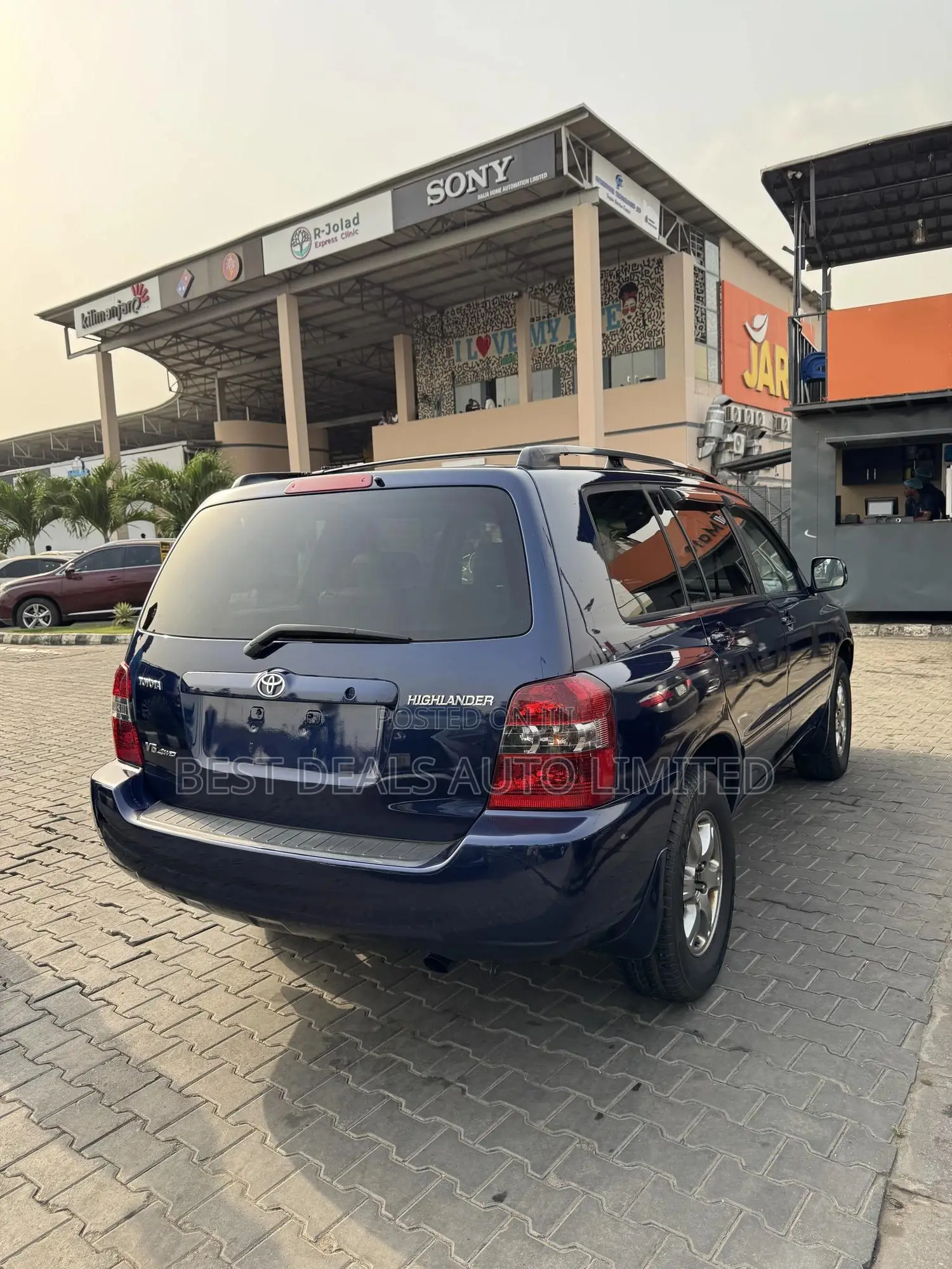 Toyota Highlander V6 4x4 2006 Blue