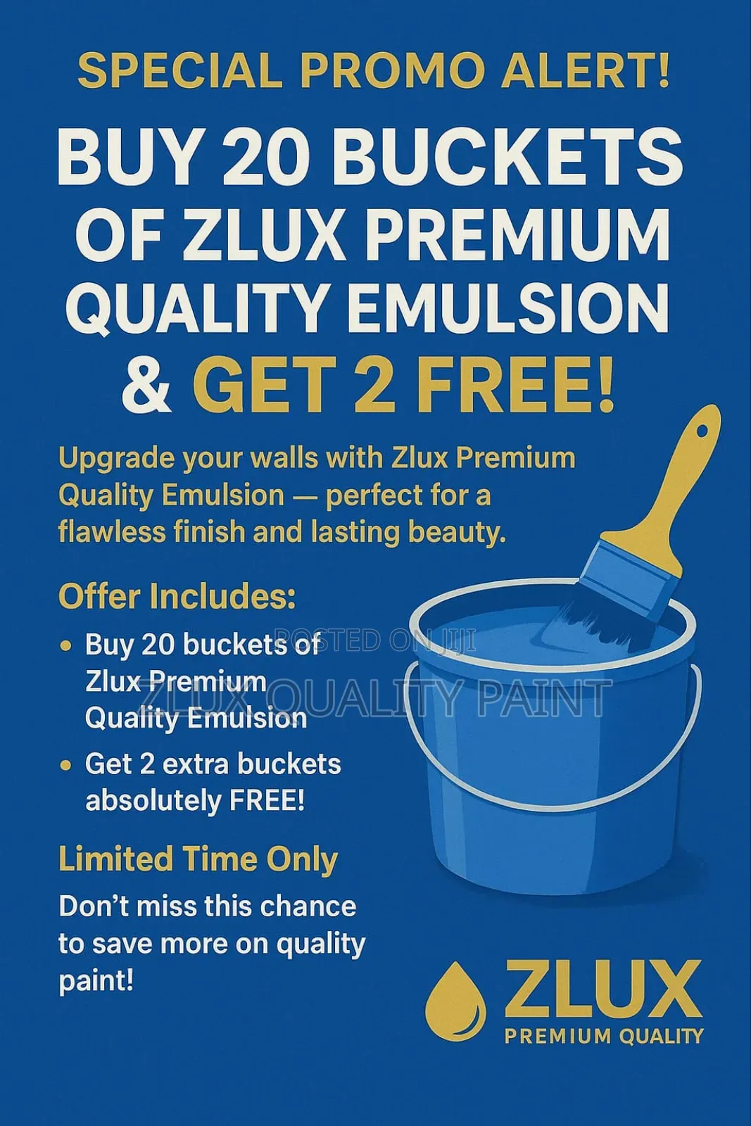 Zlux Quality Satin Paint