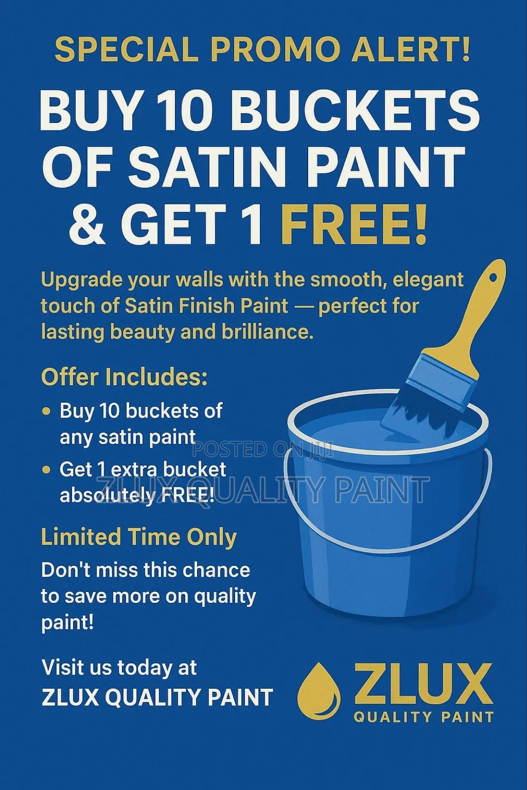 Zlux Quality Satin Paint