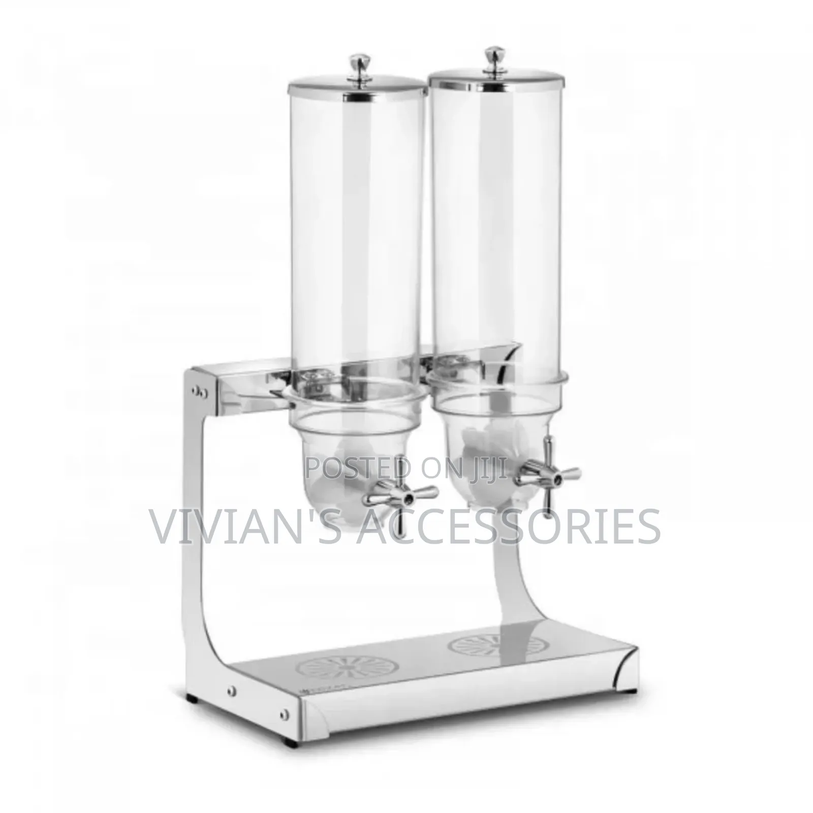 High Quality Commercial Stainless Steel Double Cereal Dispenser.