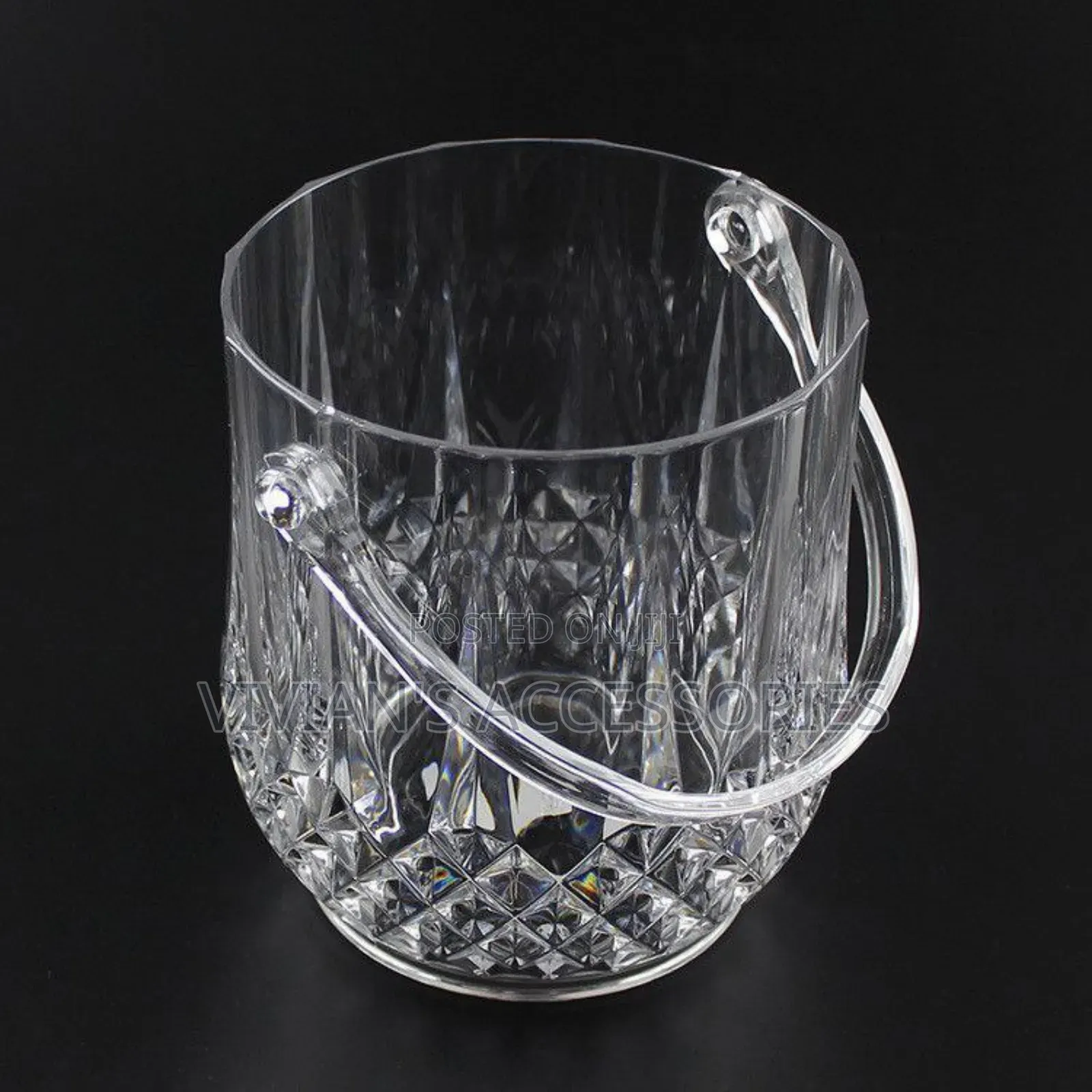 Acrylic Crystal Ice Bucket With Ice Picker 