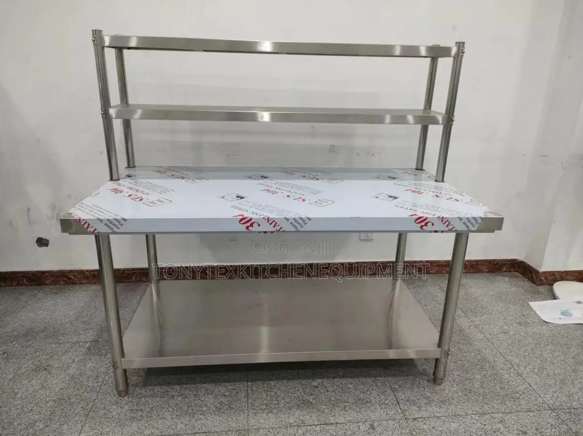 Upper Shelf Table/Stainless Steel Table 4ft, 5ft,6ft