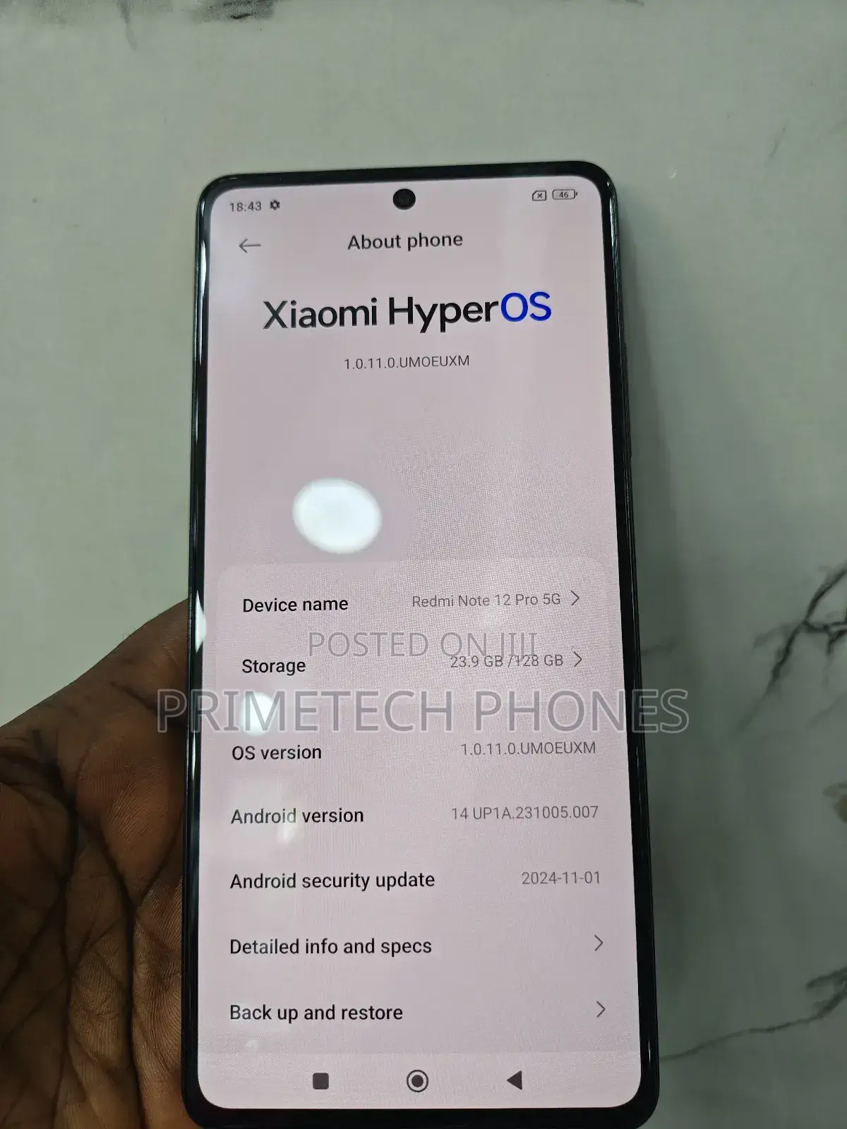 Xiaomi Redmi Note 12 Pro 5G 128 GB Black