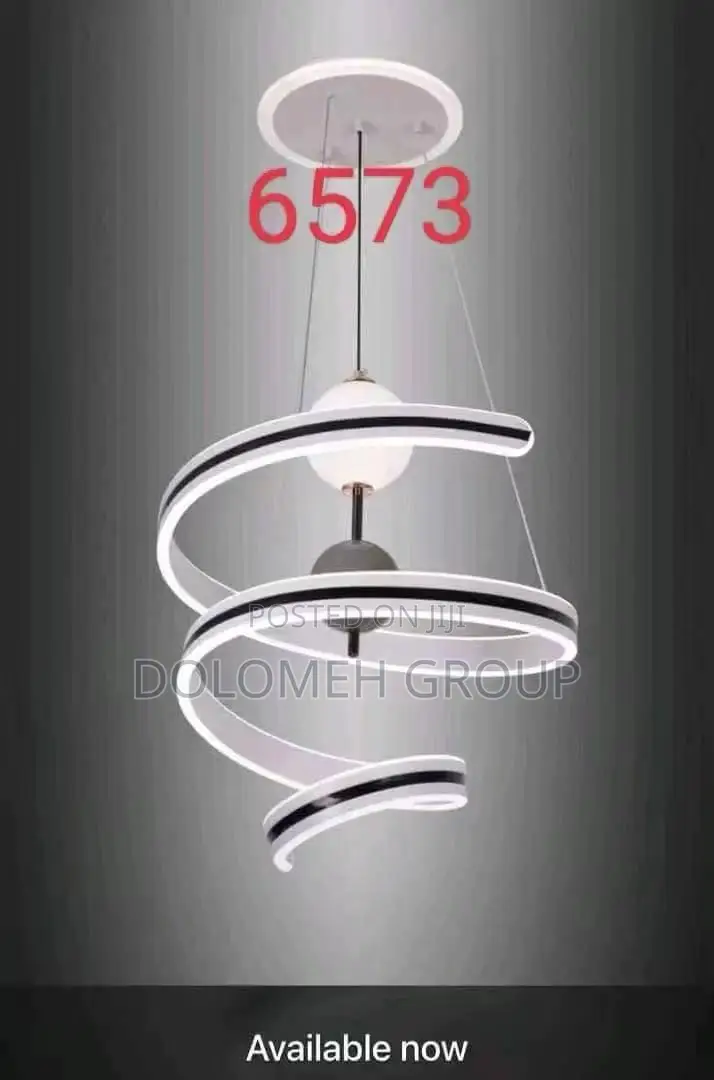 Spiral Dropping Led Light Chandelier