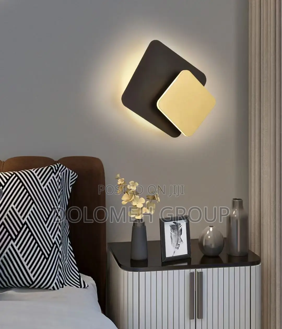 Minimalist Small Led Wall Light Square