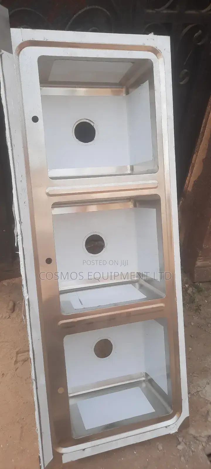 Triple Bowl Industrial Sink