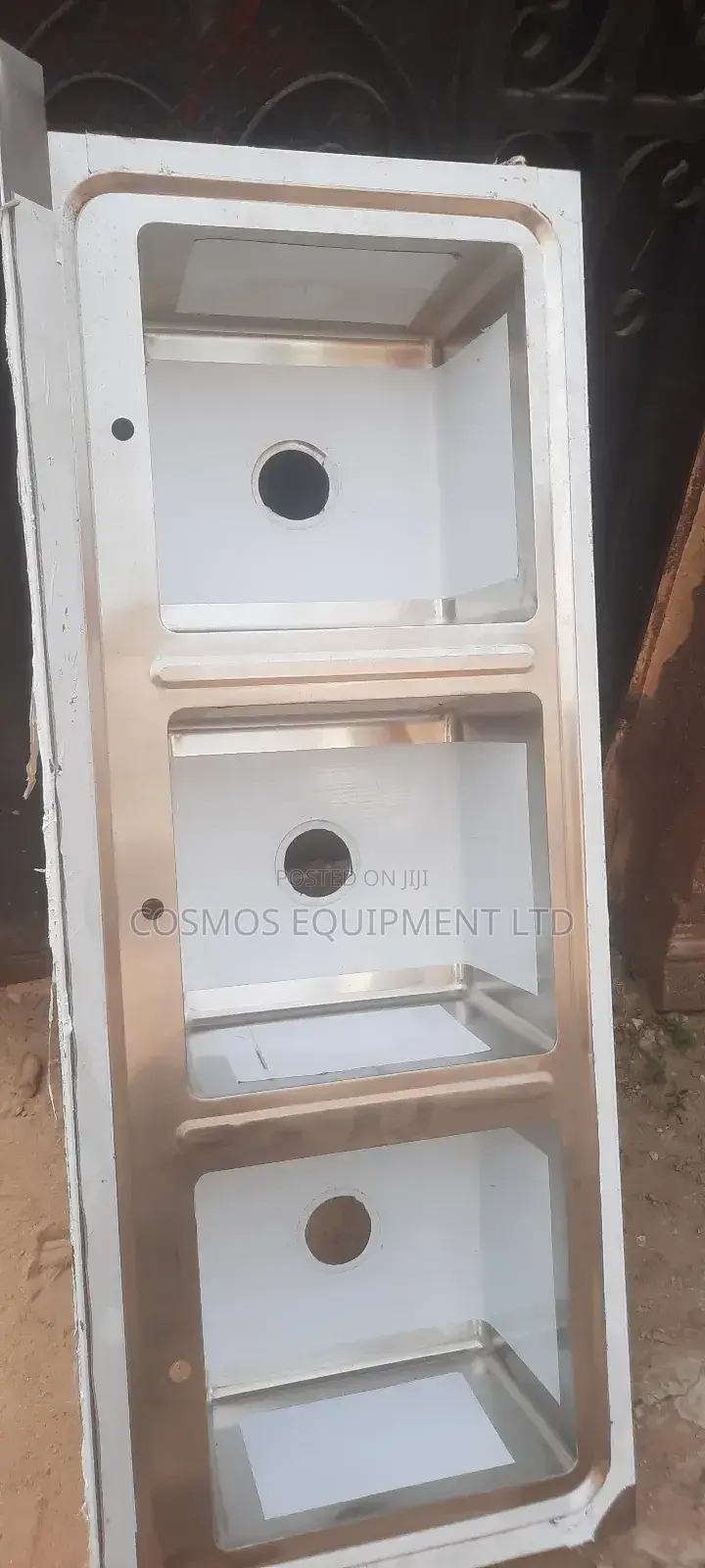 Triple Bowl Industrial Sink