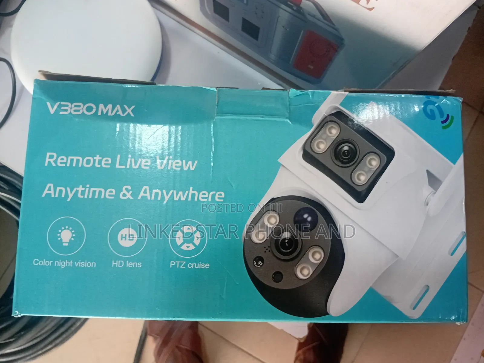 Generic CCTV Camera V380 Max 4g Dual Lens Solar PTZ Mini Outdoor