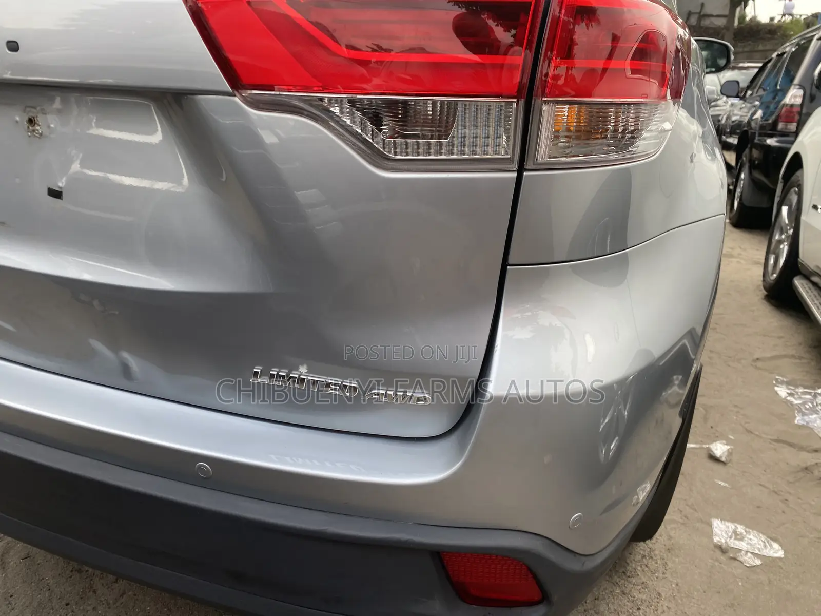 Toyota Highlander Limited V6 4x2 (3.5L 6cyl 6A) 2016 Silver