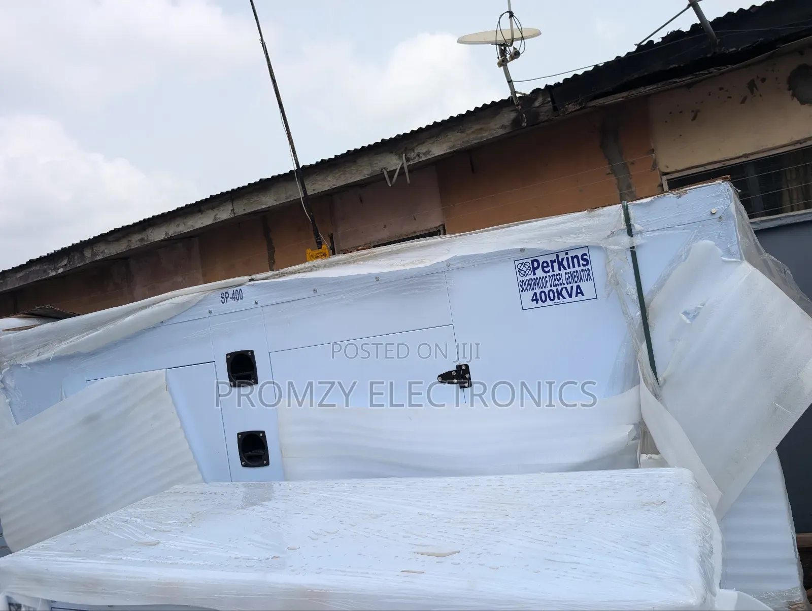 Brand New Perkins Diesel Soundproof Generator 2years Wty Sp400kva