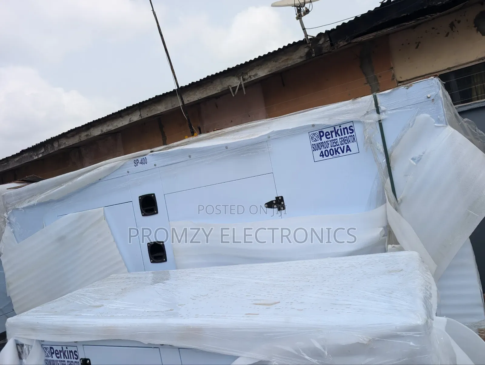 Brand New Perkins Diesel Soundproof Generator 2years Wty Sp400kva