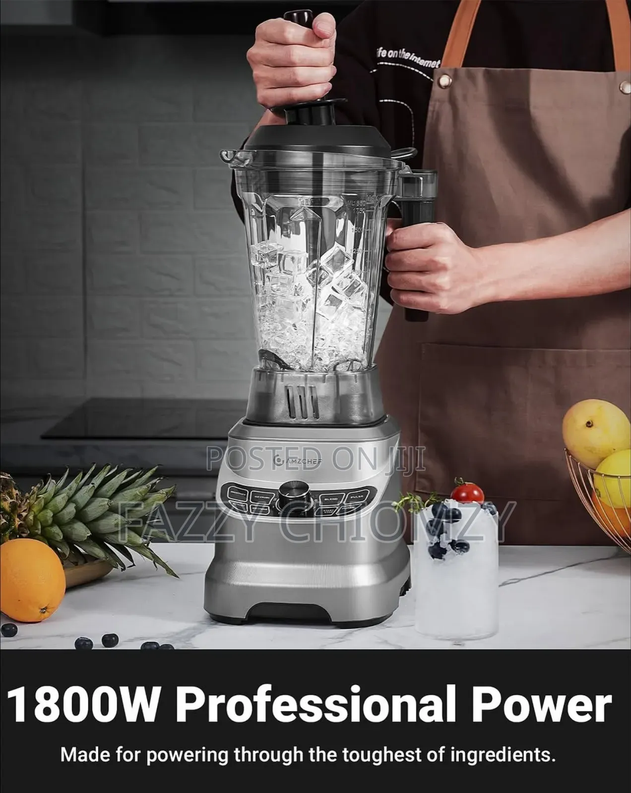 Amzchef Commercial Blender