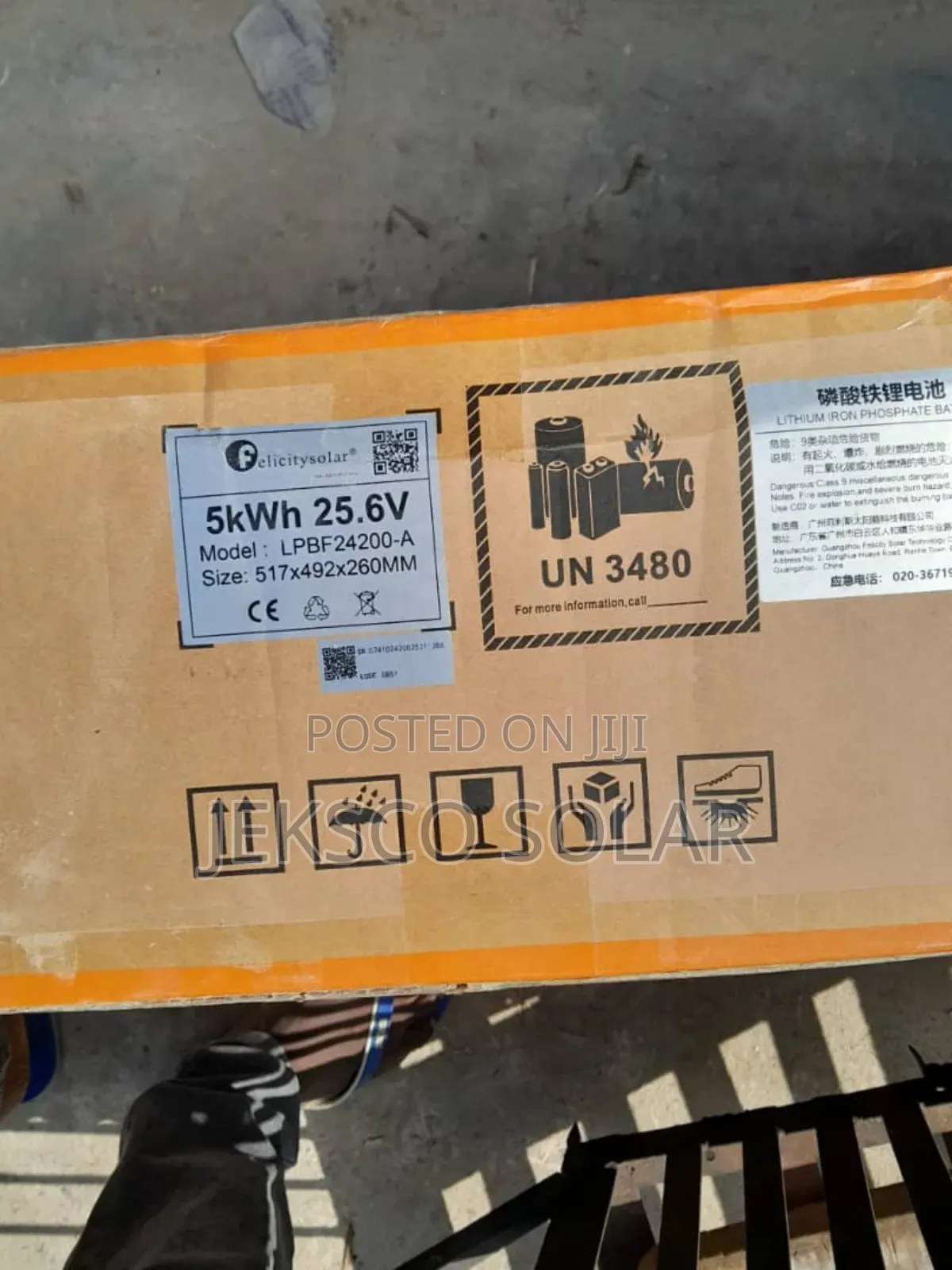 5kw, 24v, Felicity Lithium Battery.