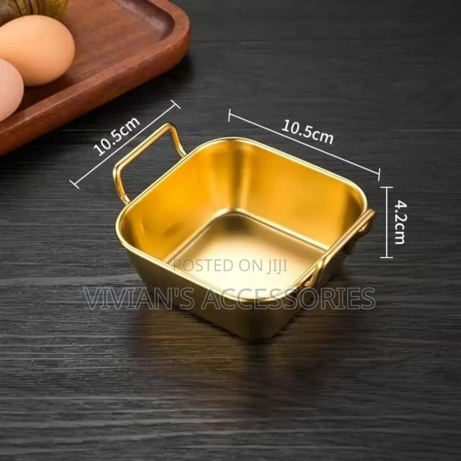 Stainless Steel Square Small Chops Plate