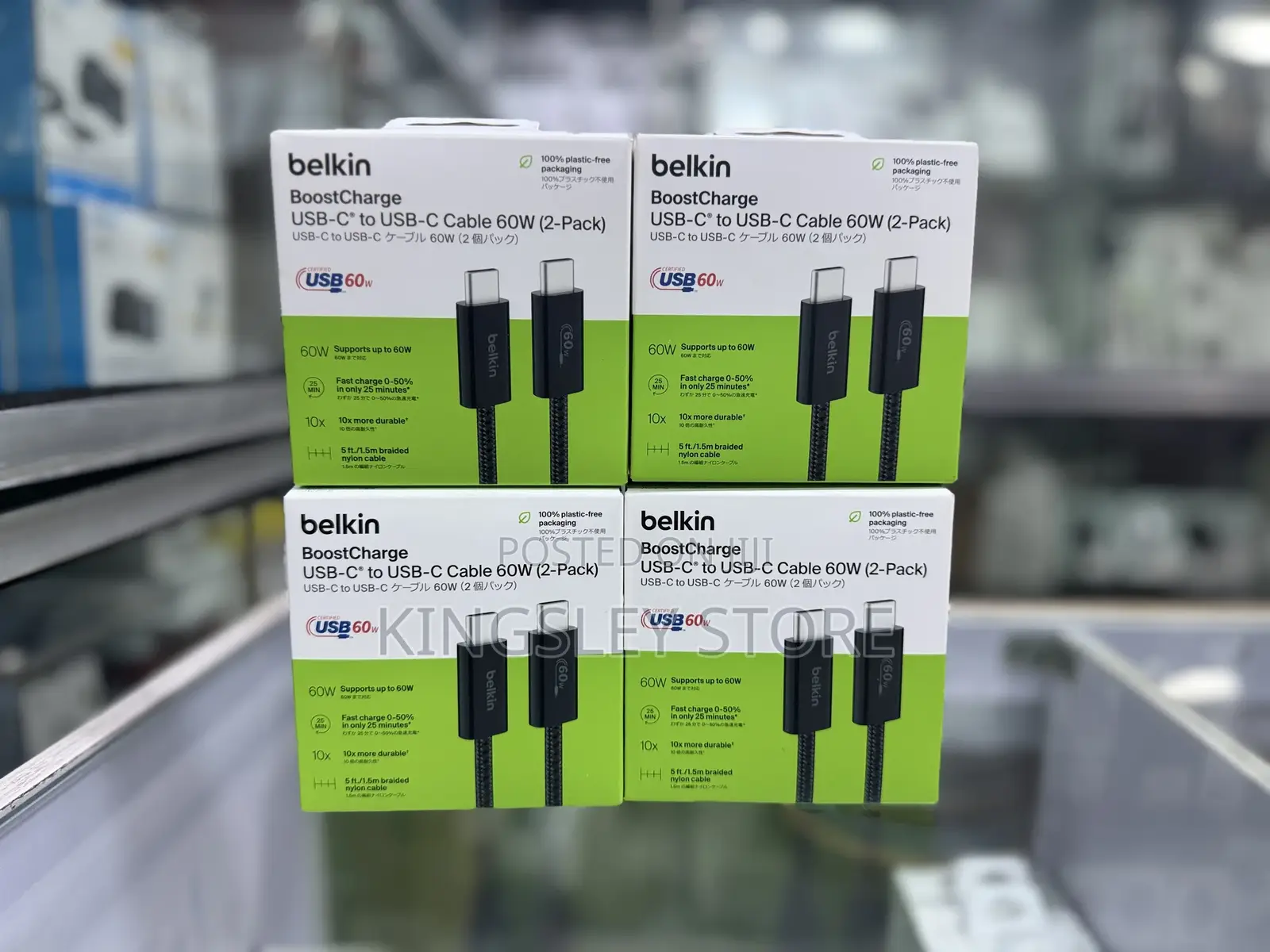 Belkin Boost Charge Usb-c To Usb-c Cable 60w ( 2 Pack)