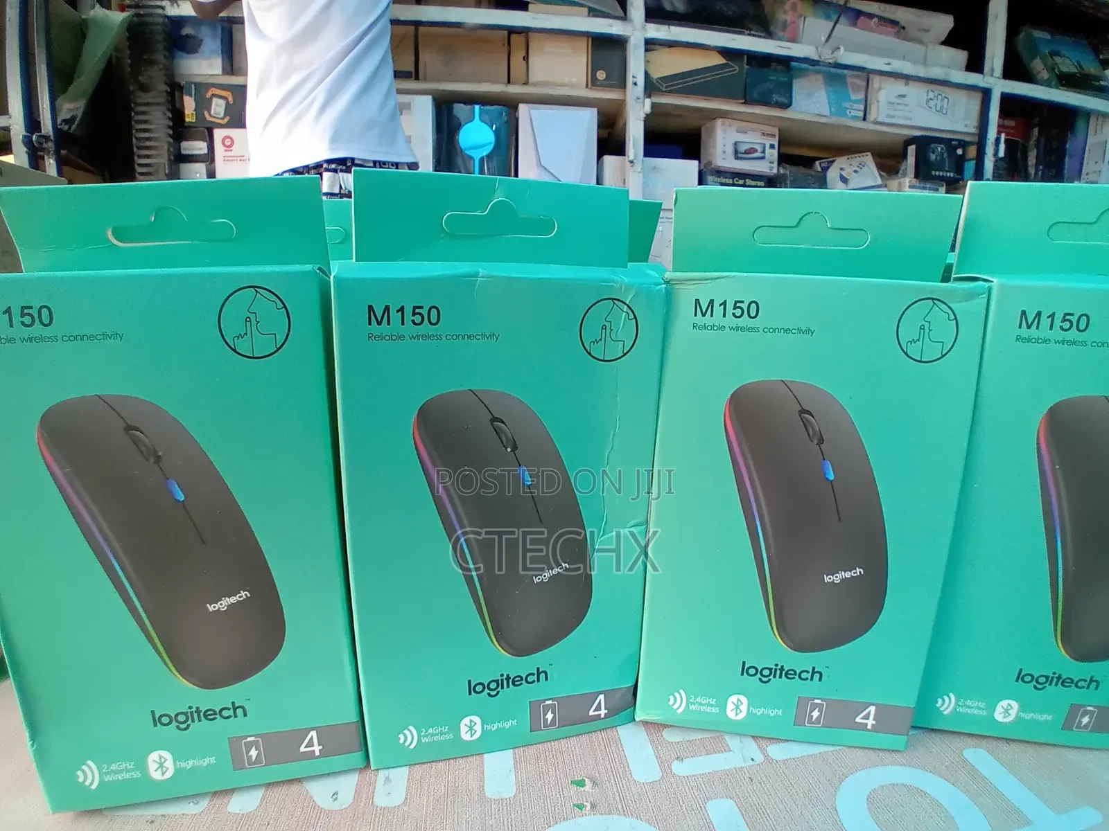 Logitech M150 Wireless 2.4ghz, Bluetooth Rechargeable Mouse