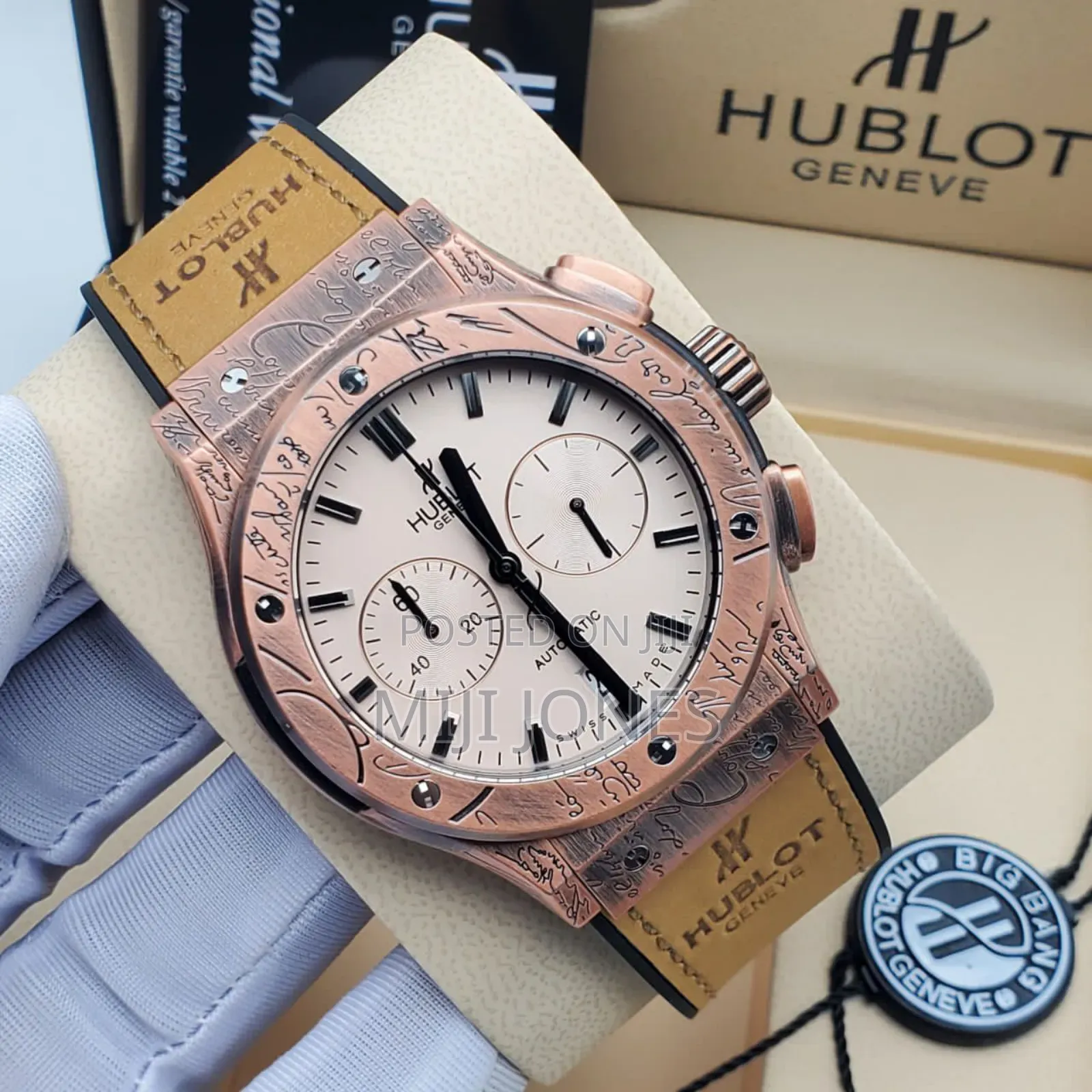 "Time Rebel: Hublot Big Bang Leather Strap"