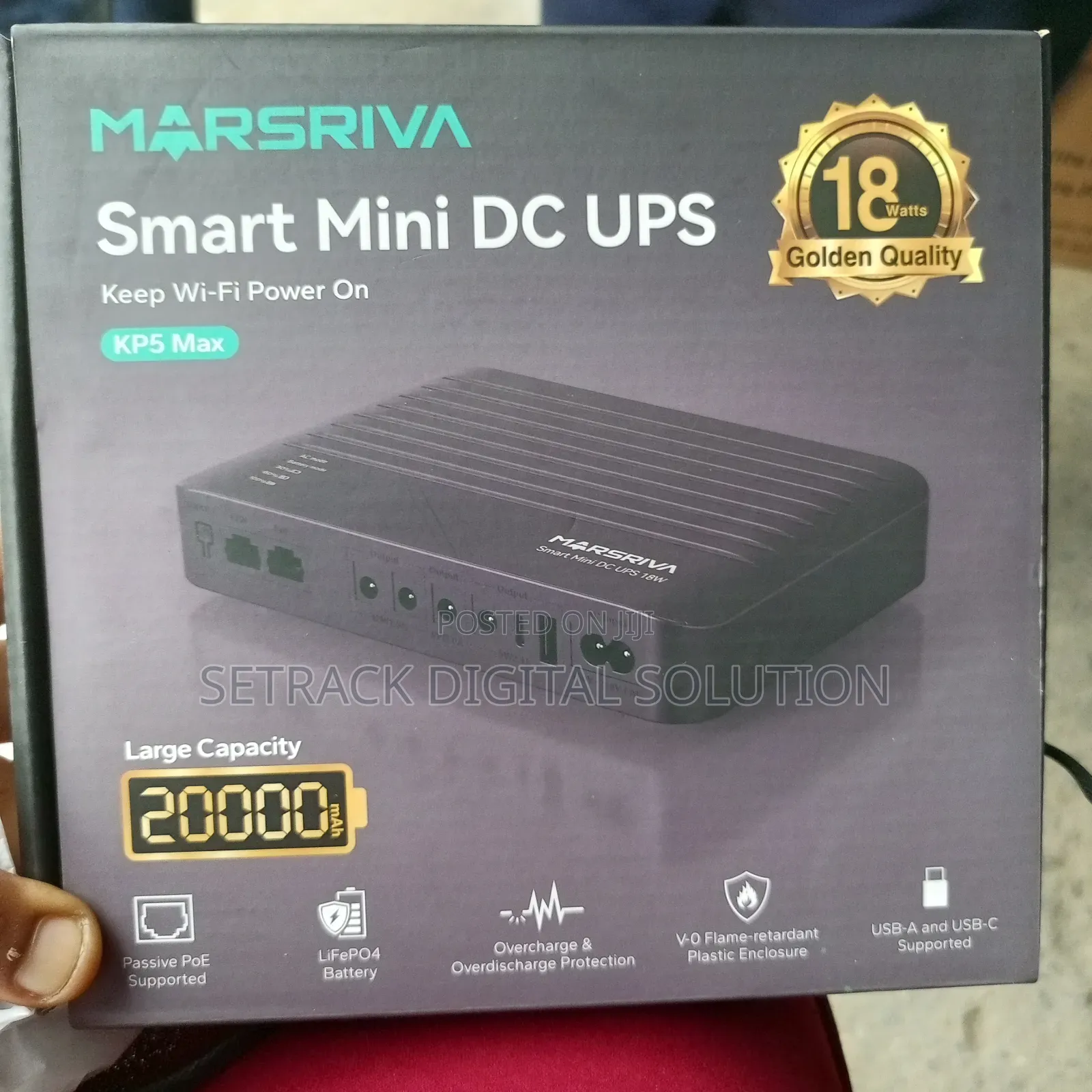 Marsriva Smart Mini Dc Ups 18watts 20000mah