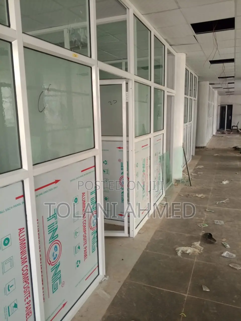 Aluminum Office Partitioning