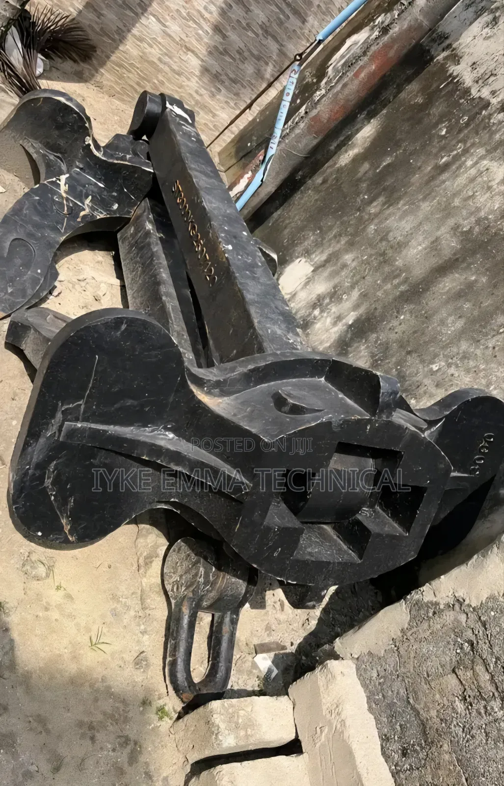 3-Ton 3000kgs Spek Stockless Anchor Used for Ships and Marine Vessels