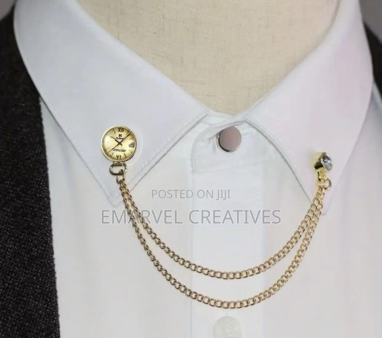 Alloy European and American Style Fashionable Watch-Shaped Brooch