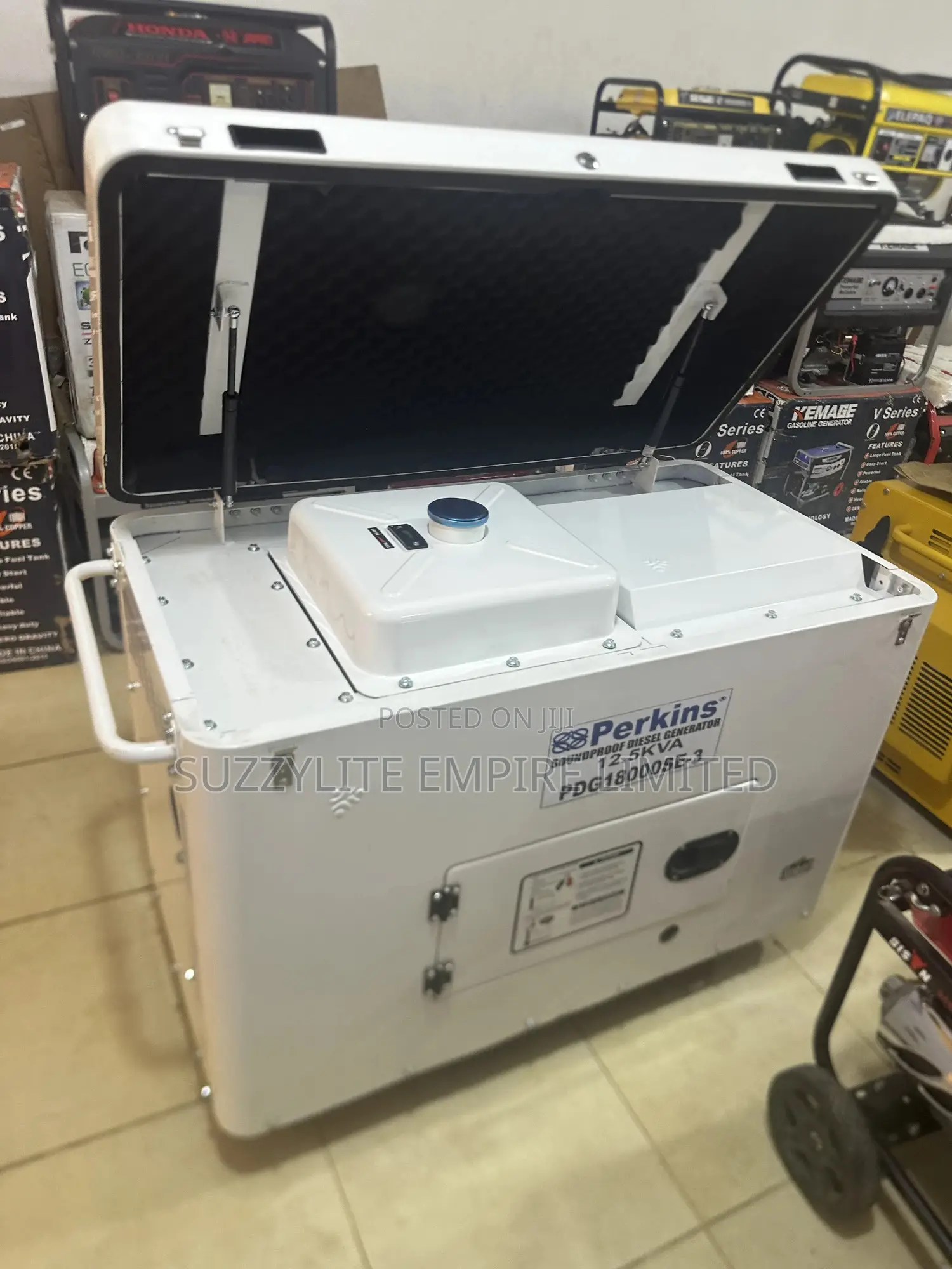 Perkins 13kva Soundproof Diesel Generator Copper Coil With Warrant