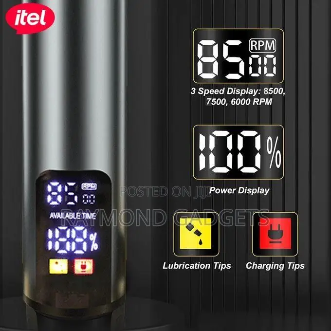 Itel Itr-35 Smart Digital Hair Trimmer – Rechargeable