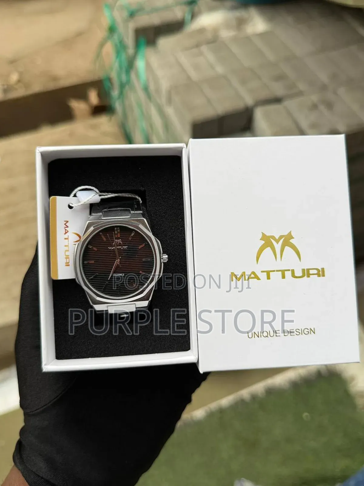 Matturi Hislon Design Leather Wristwatches