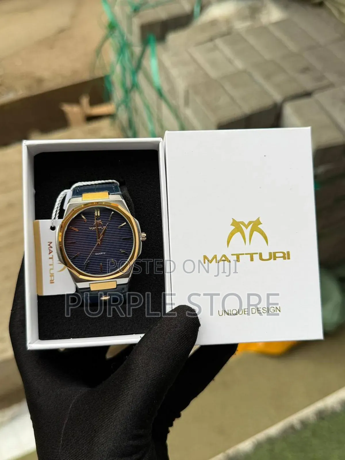 Matturi Hislon Design Leather Wristwatches