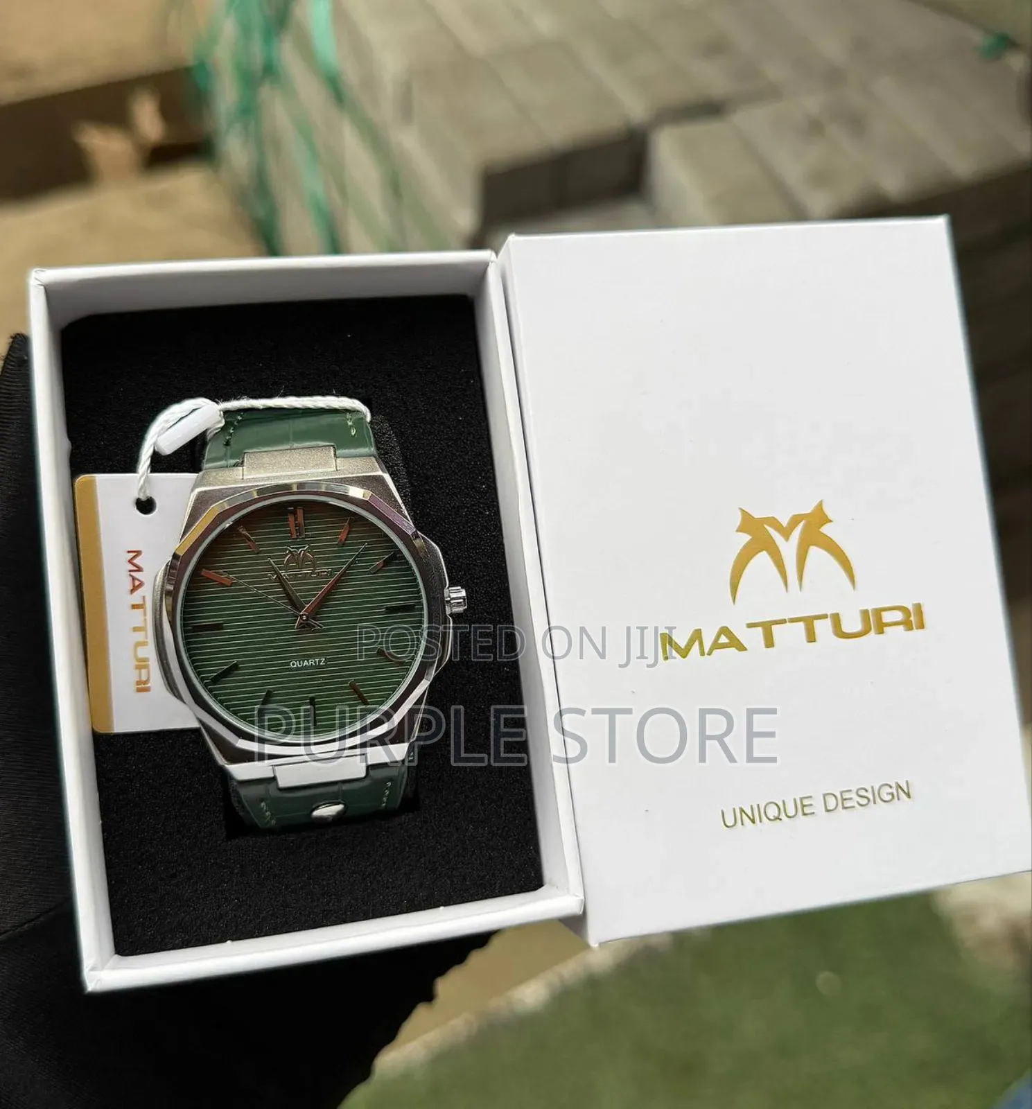 Matturi Hislon Design Leather Wristwatches