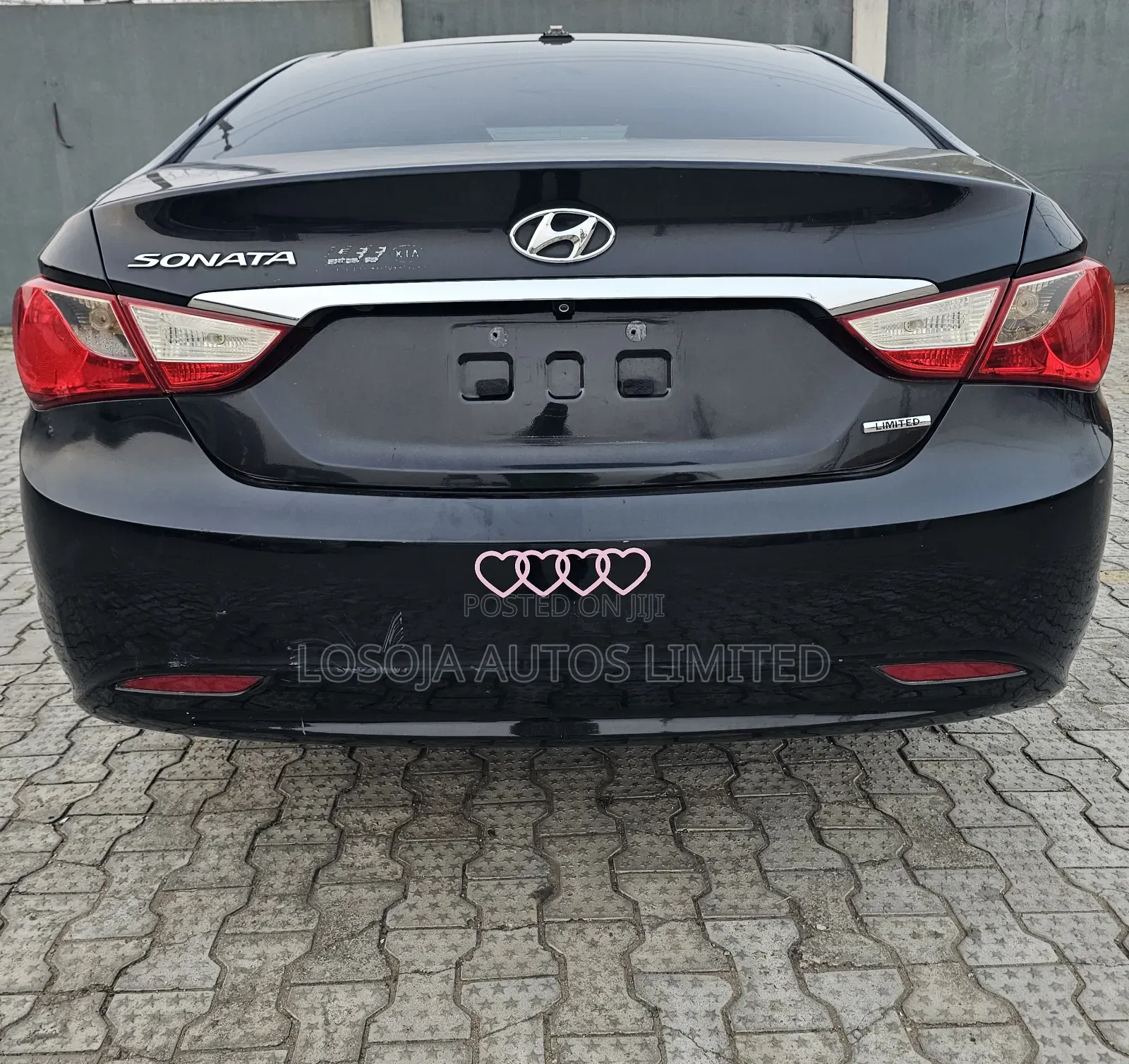Hyundai Sonata Limited 2.0T Sedan (2.0L 4cyl 6A) 2012 Black