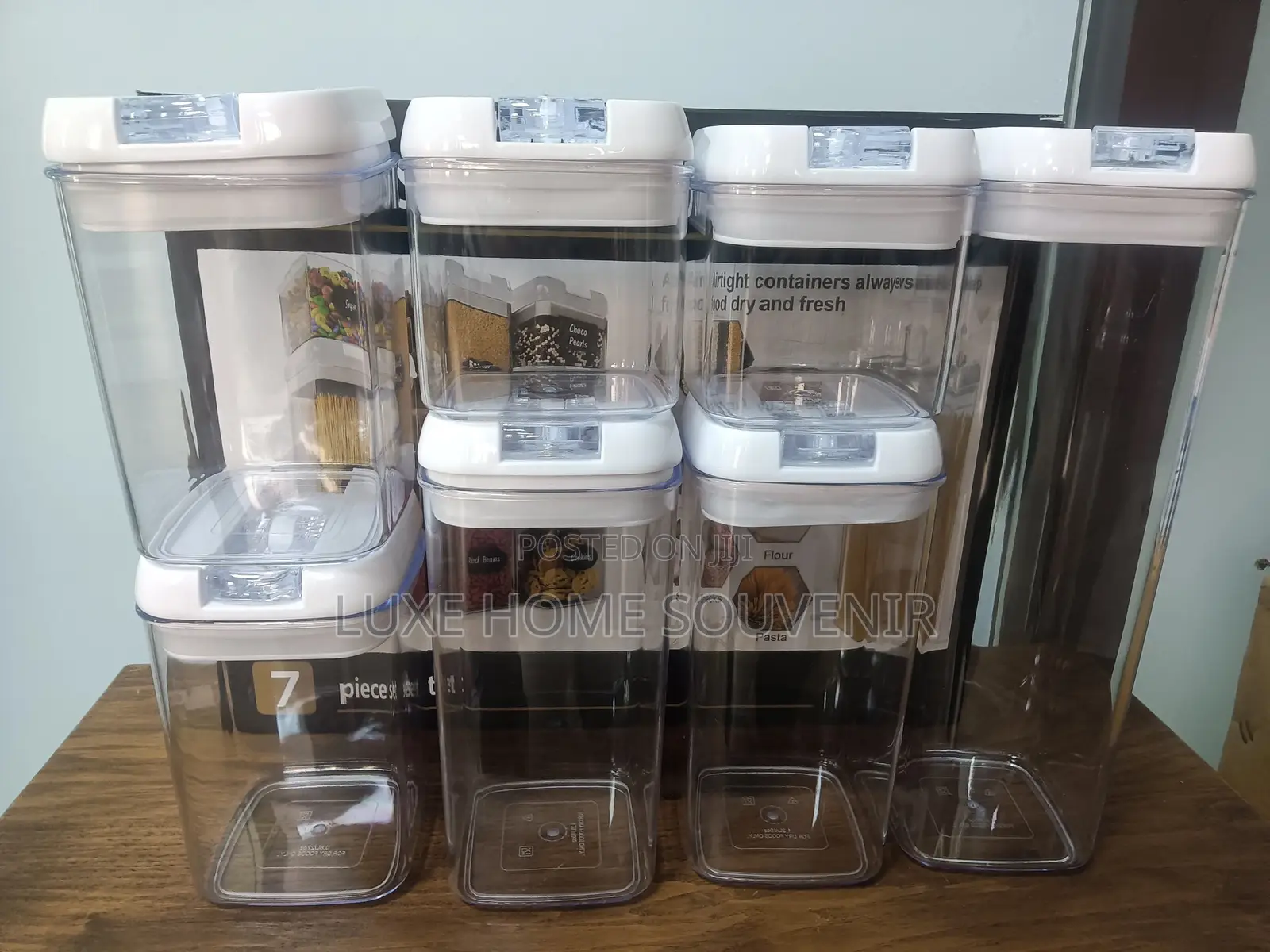 7pcs Airtight Food Storage Container Set