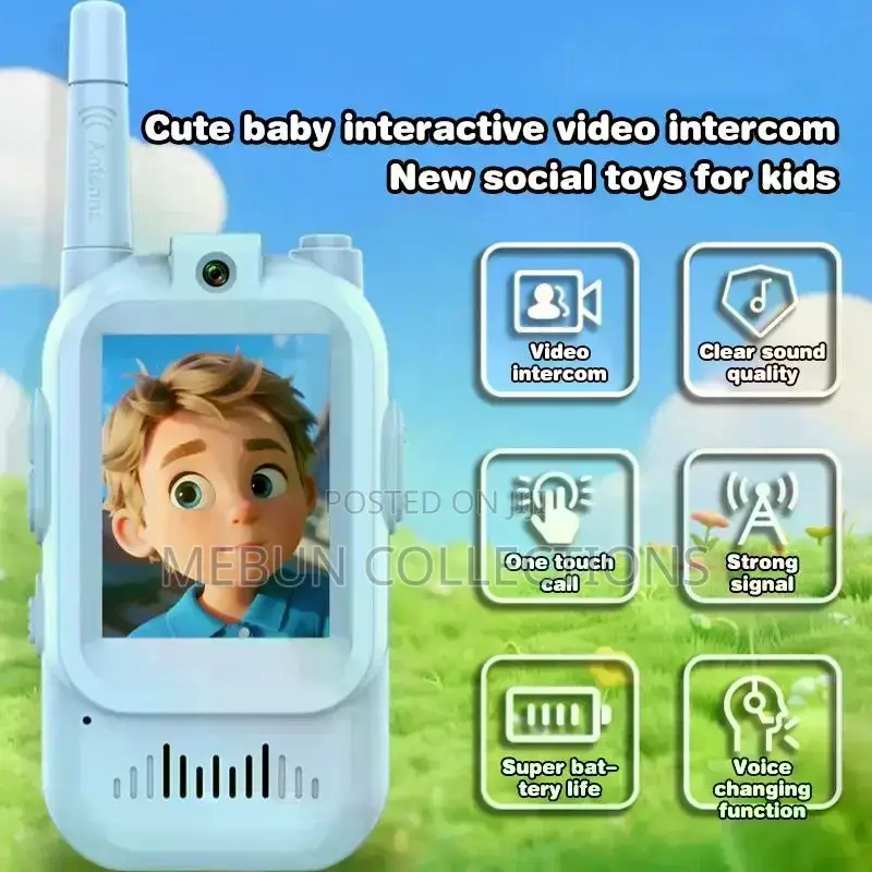 Set of 2 Kids Video Walkie Talkie
