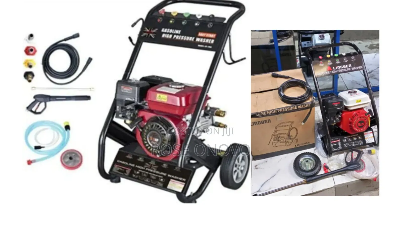 Lingben 5.5hp Car Wash Pressure Washer Machine