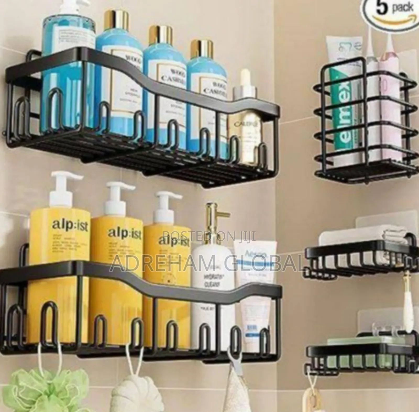 5 in 1 Bathroom Shelf