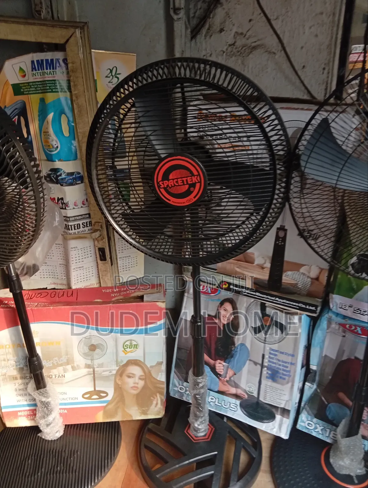 Spacetek Standing Fan 18 Inches Power by Ox
