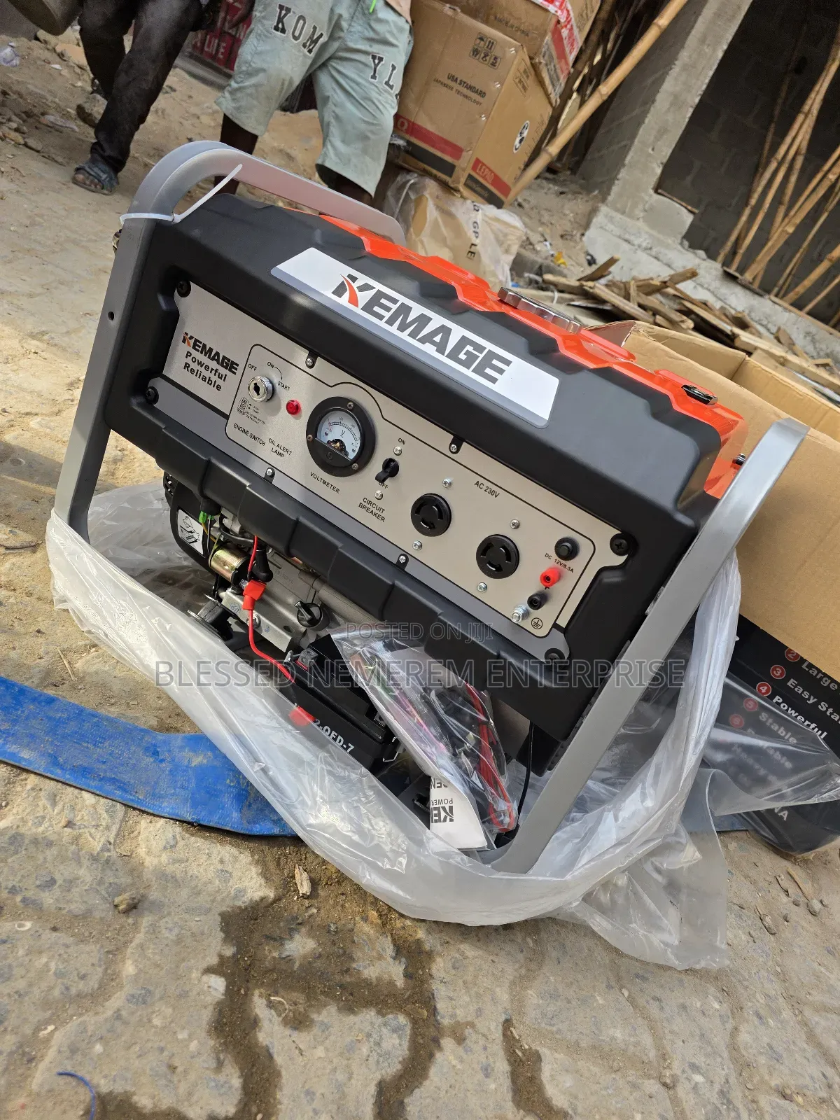 《》Heavy Duty Kemage Remote Control Petrol Generator 5.5kva 100%Copper