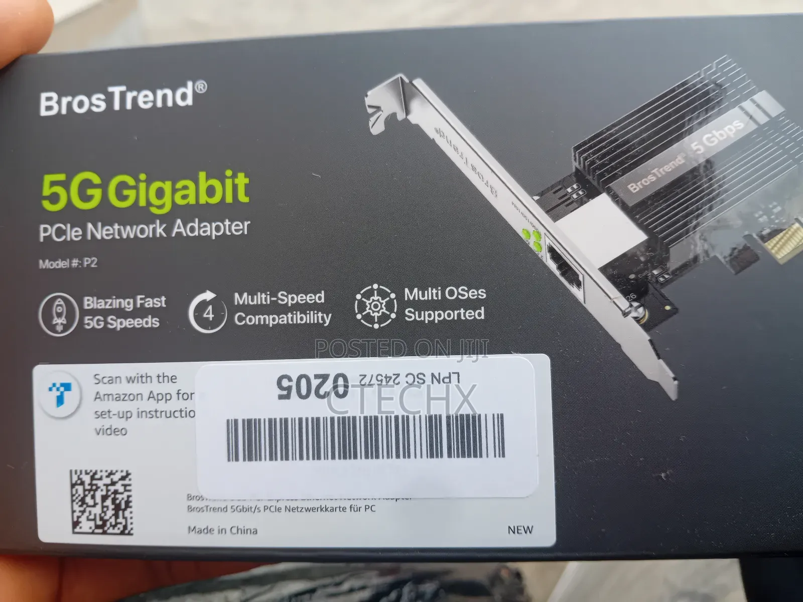 5g Gigabit Pcie Network Card Ethernet Network Adapter Pci Express 2.5