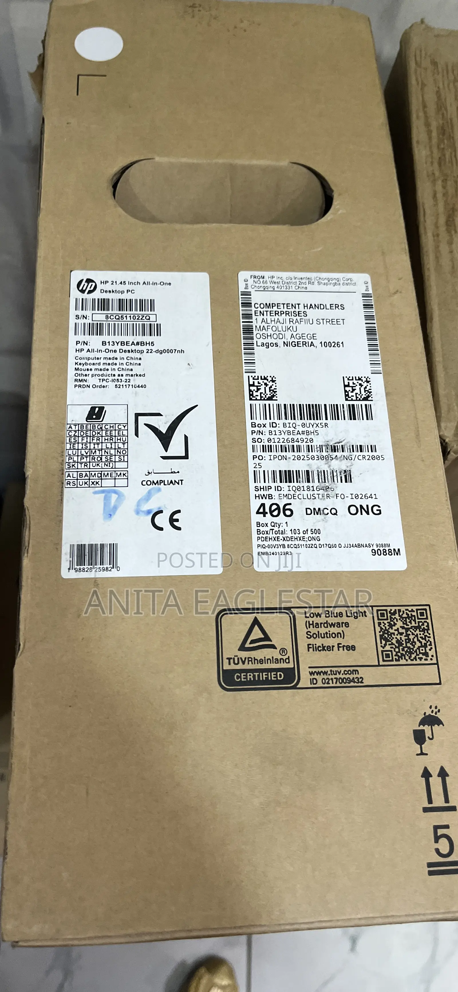 New HP ProOne 240 G10 All-in-One 8GB Intel Core i3 SSD 512GB
