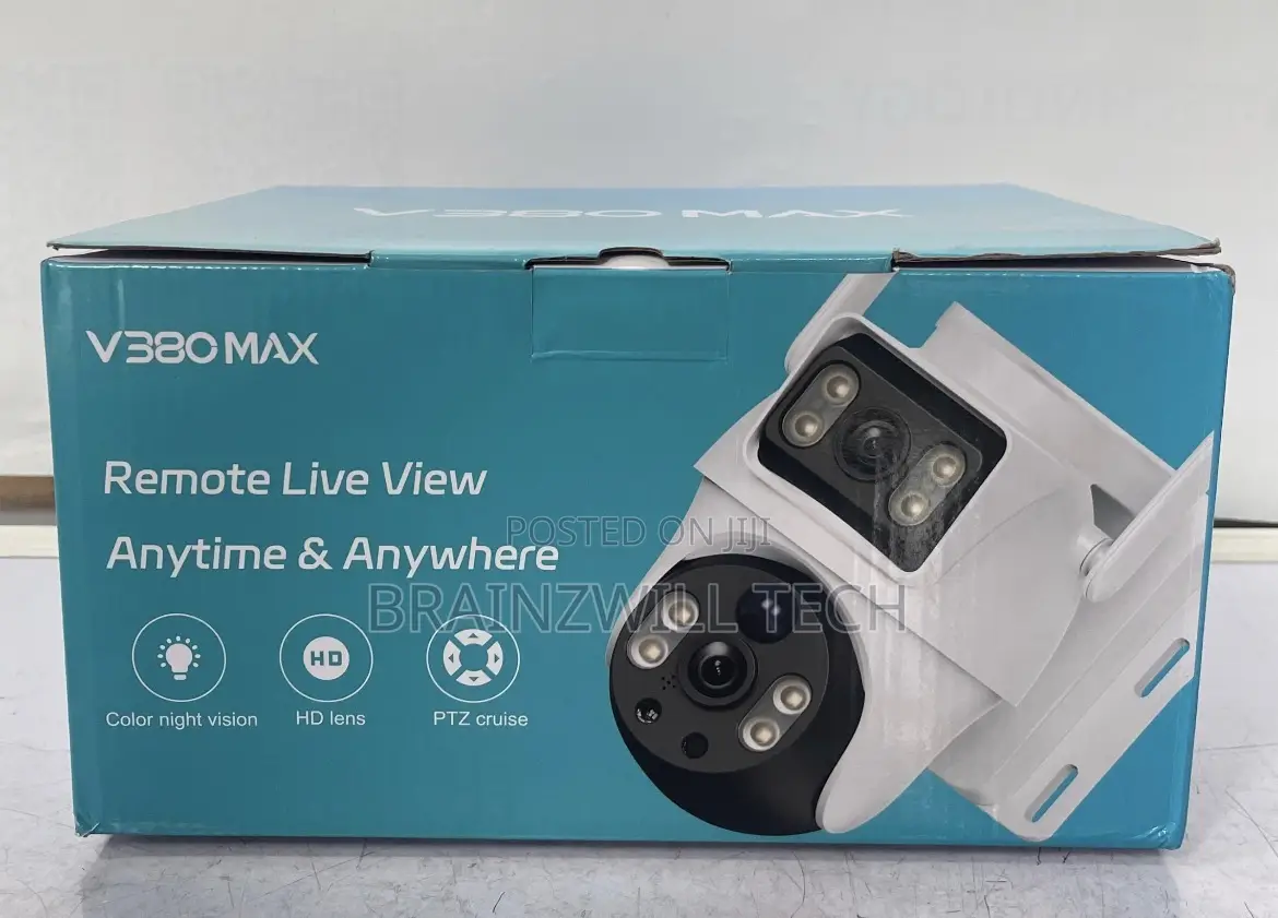 V380max 4g Dual Lens Solar PTZ Mini Outdoor Camera With Auto Tracking