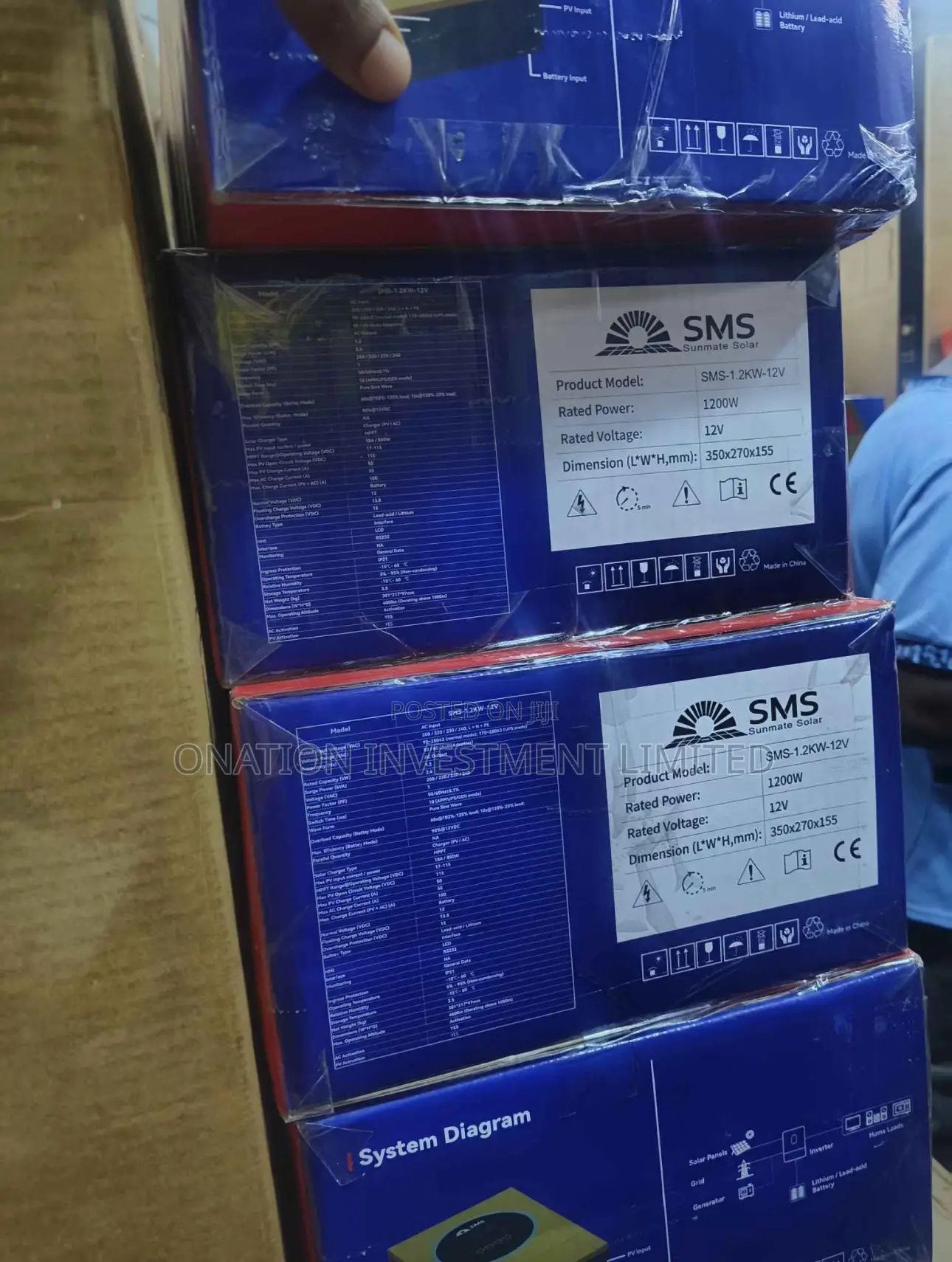 SMS 1.2kva 12v Hybrid Inverter – Reliable Solar Power