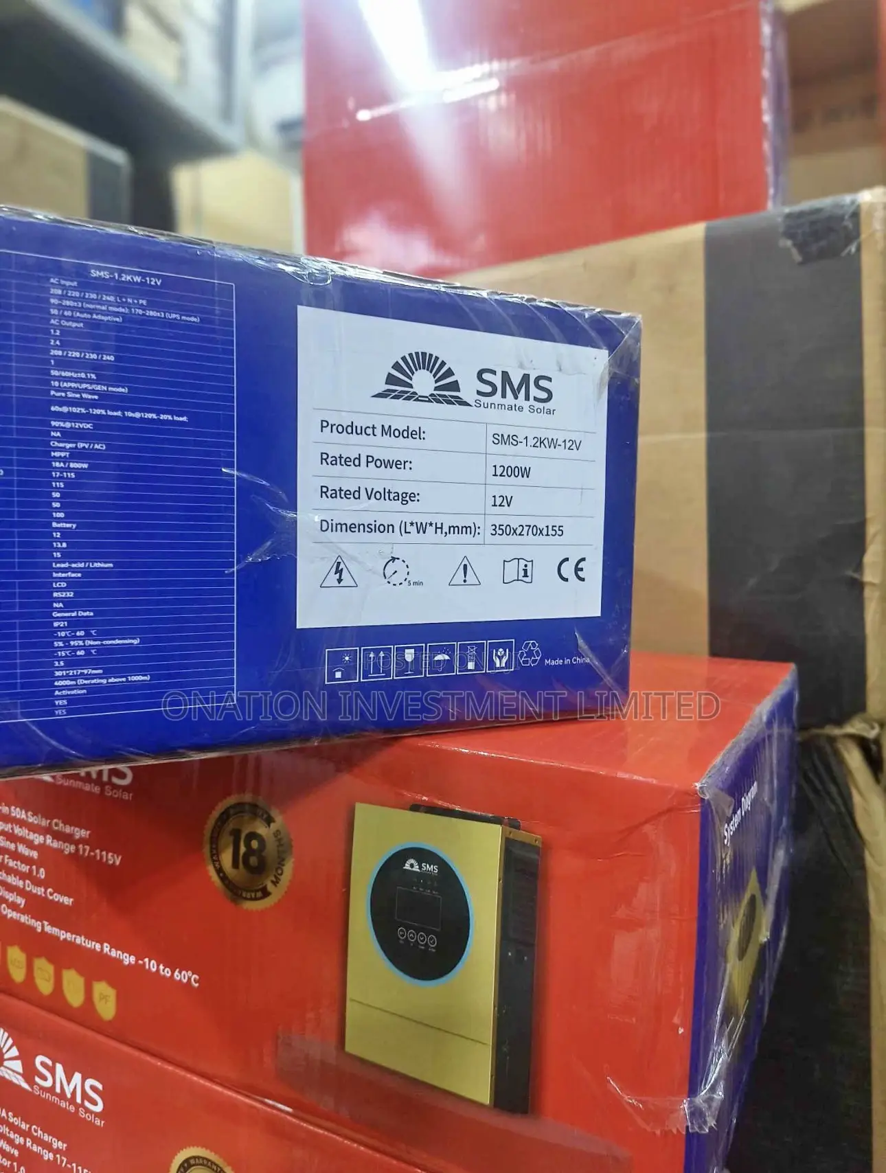 SMS 1.2kva 12v Hybrid Inverter – Reliable Solar Power