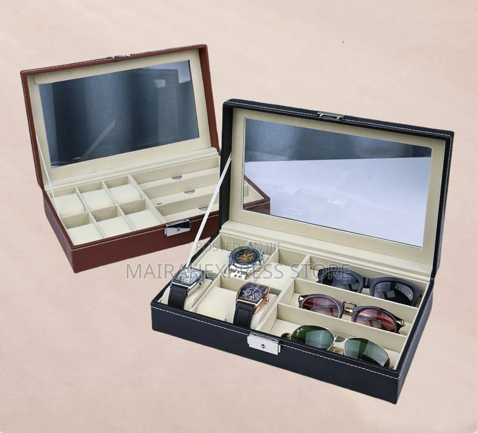 6 Watch+3 Glasses Organizer Box (D4r3t)