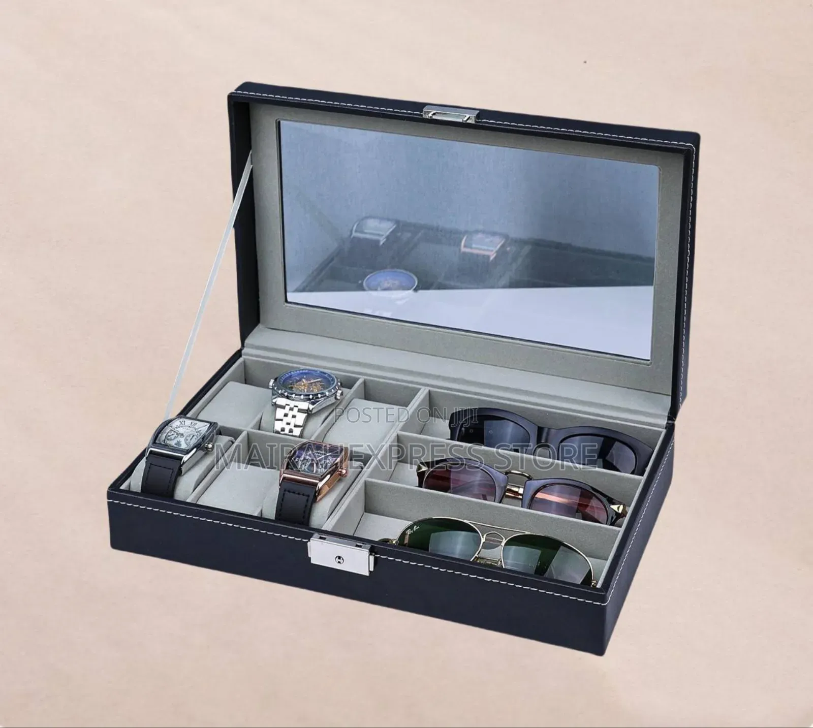 6 Watch+3 Glasses Organizer Box (D4r3t)