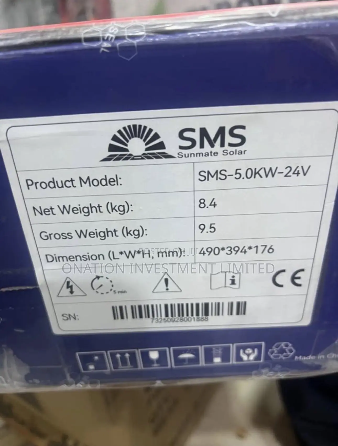 Sms 5kva 24v Hybrid Inverter – Strong Solar Backup