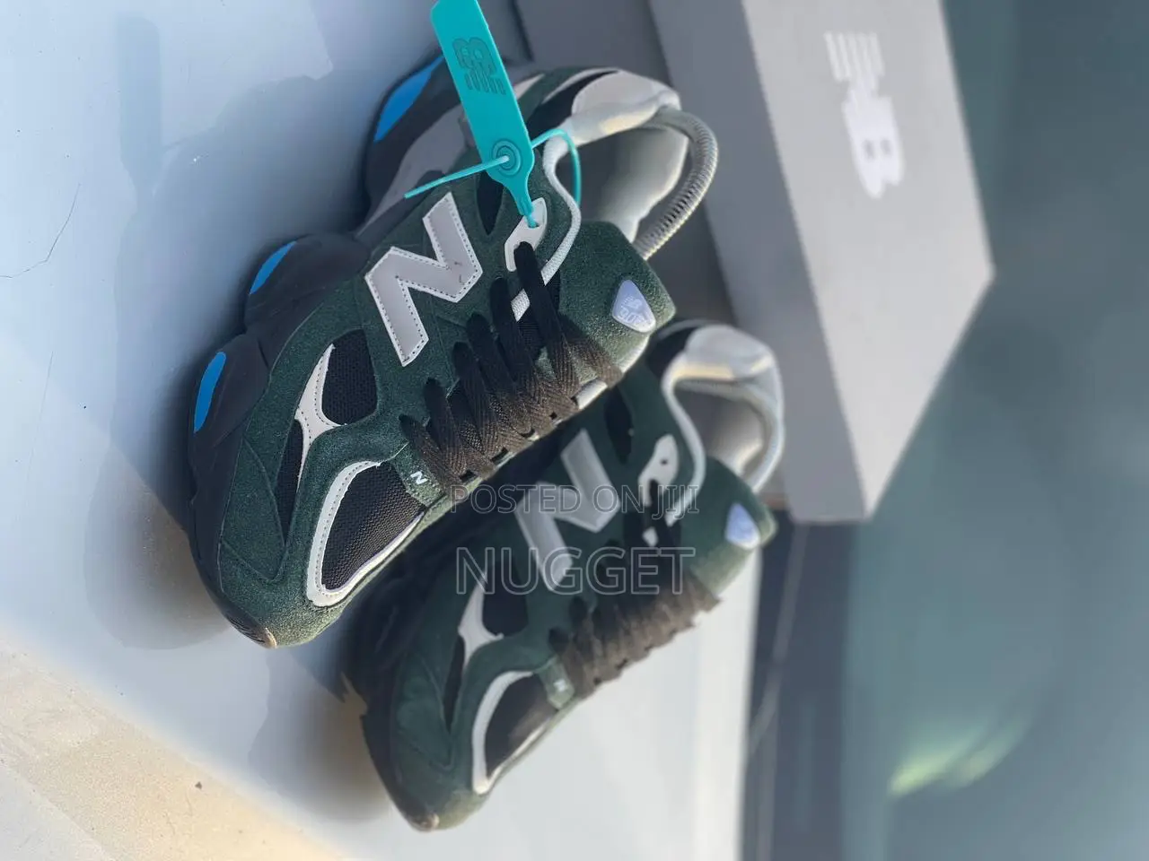 New Balance 9060 Army Green Sneakers
