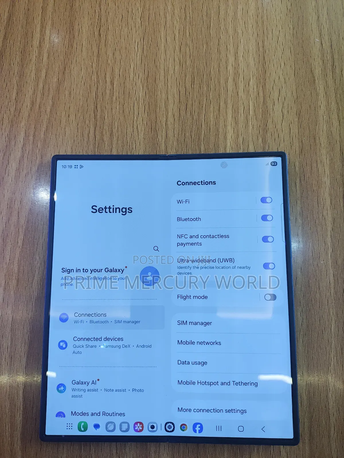 Samsung Galaxy Z Fold6 256 GB Blue