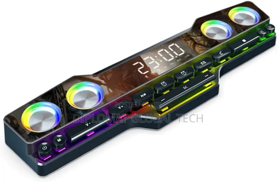 V18 Dazzle Speakers Computer Led Colour Gaming Keyboard Speakers