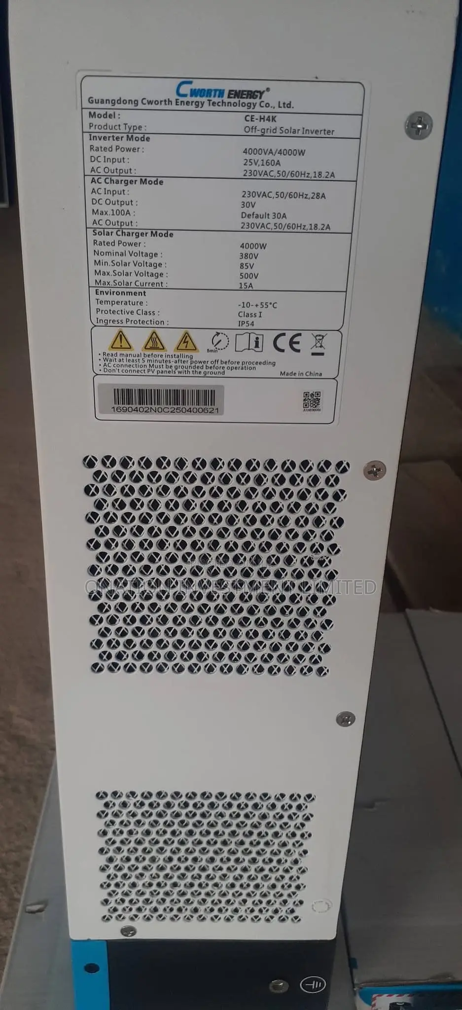 Cworth 4kva 24v Hybrid Inverter – Efficient Solar Backup